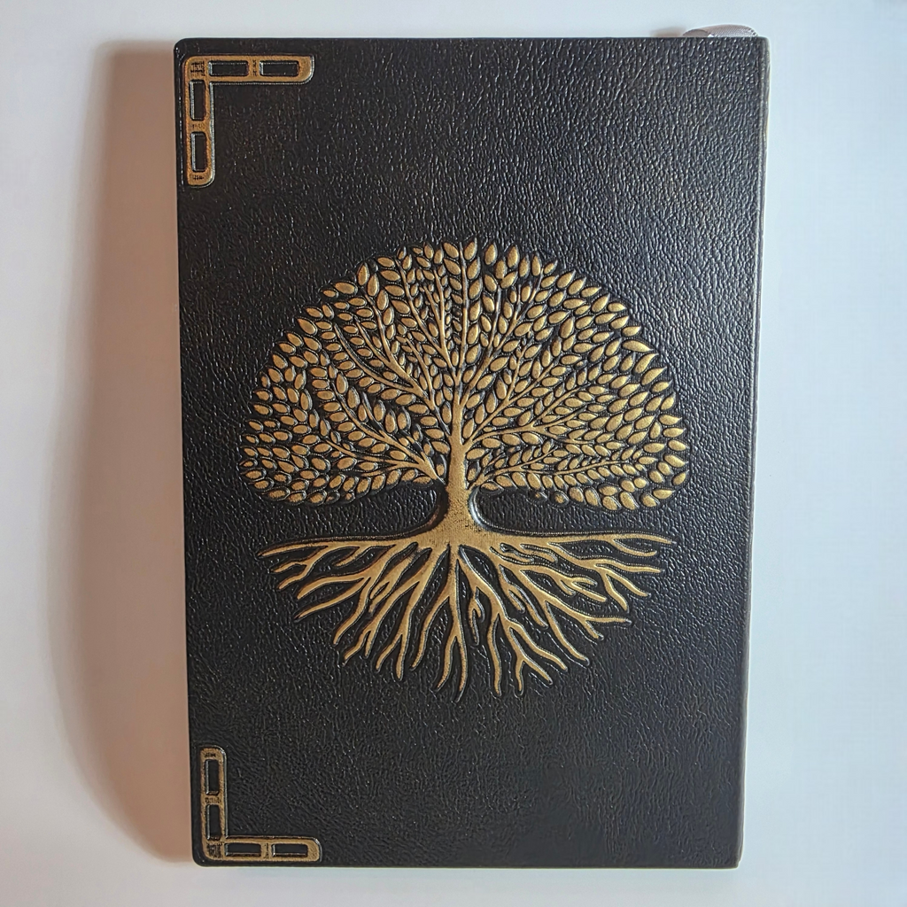Brass Tree of Life Notebook