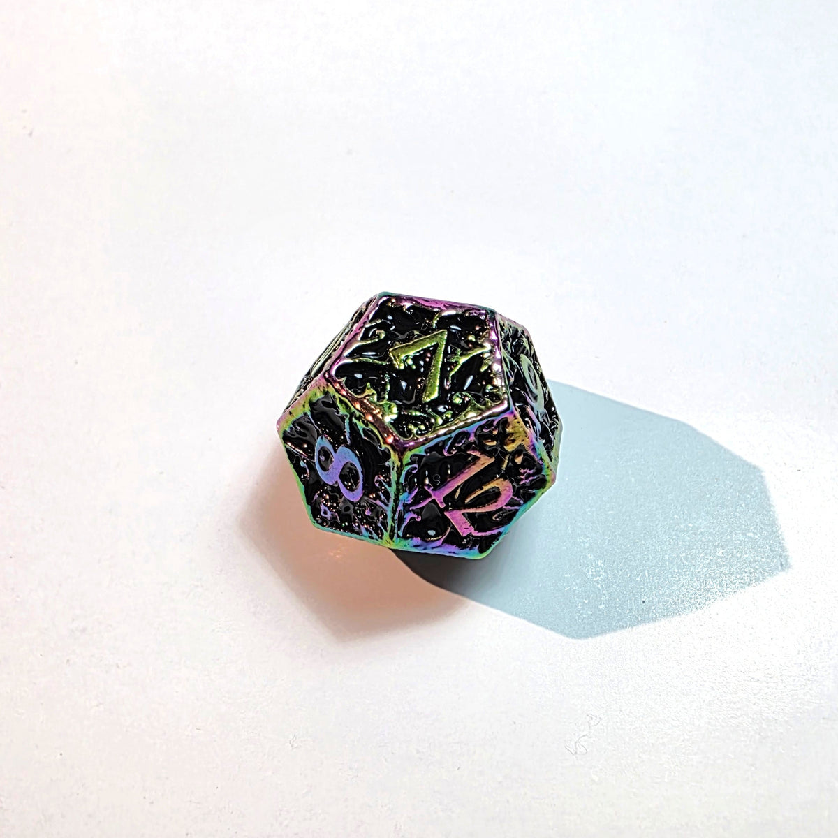 Chromatic Ruin Solid Metal Dice Set