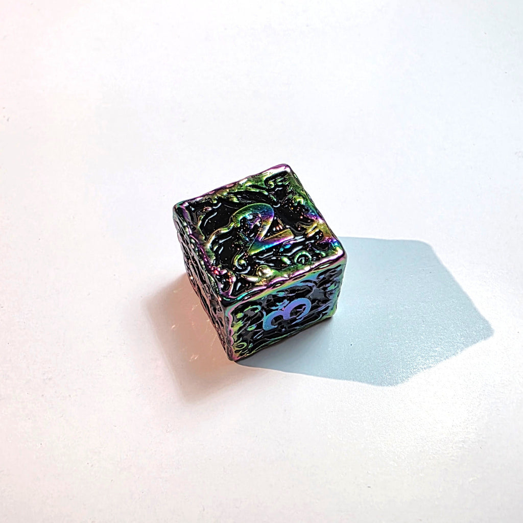Chromatic Ruin Solid Metal Dice Set