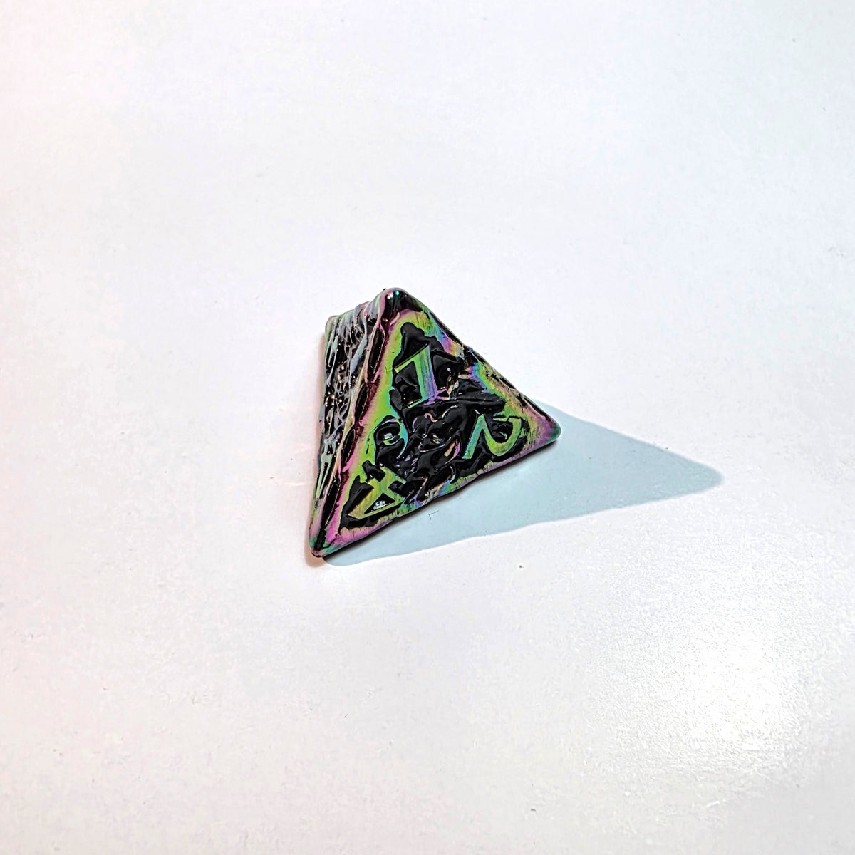 Chromatic Ruin Solid Metal Dice Set