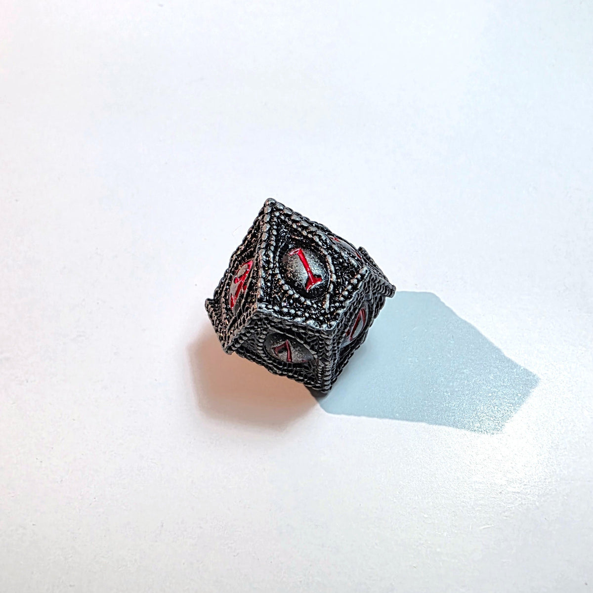 Black Eye Solid Metal Dice Set