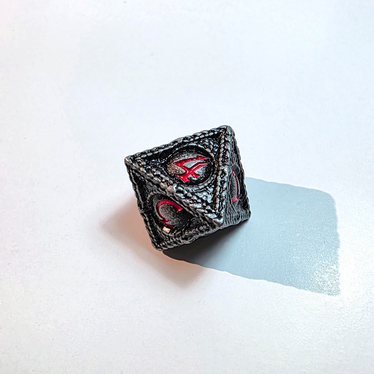 Black Eye Solid Metal Dice Set