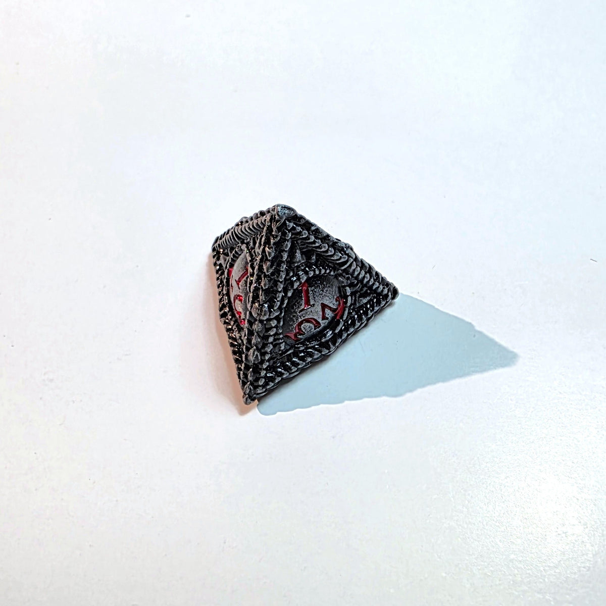 Black Eye Solid Metal Dice Set