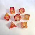 Sun Dance Liquid Core Resin Dice Set