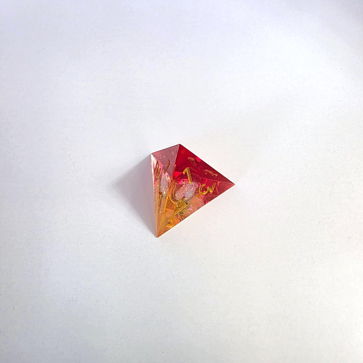 Sun Dance Liquid Core Resin Dice Set
