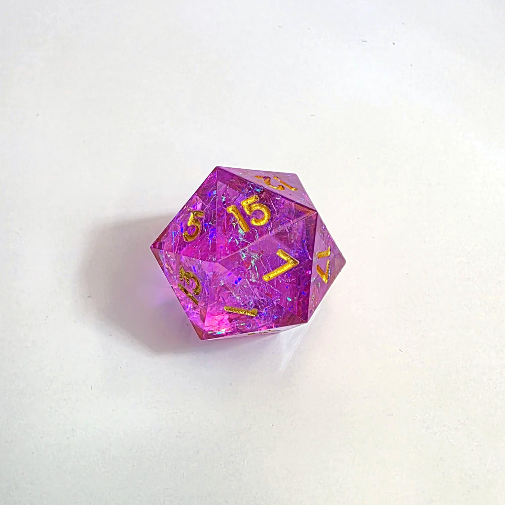 Fey Spark Sharp Edge Resin Dice Set