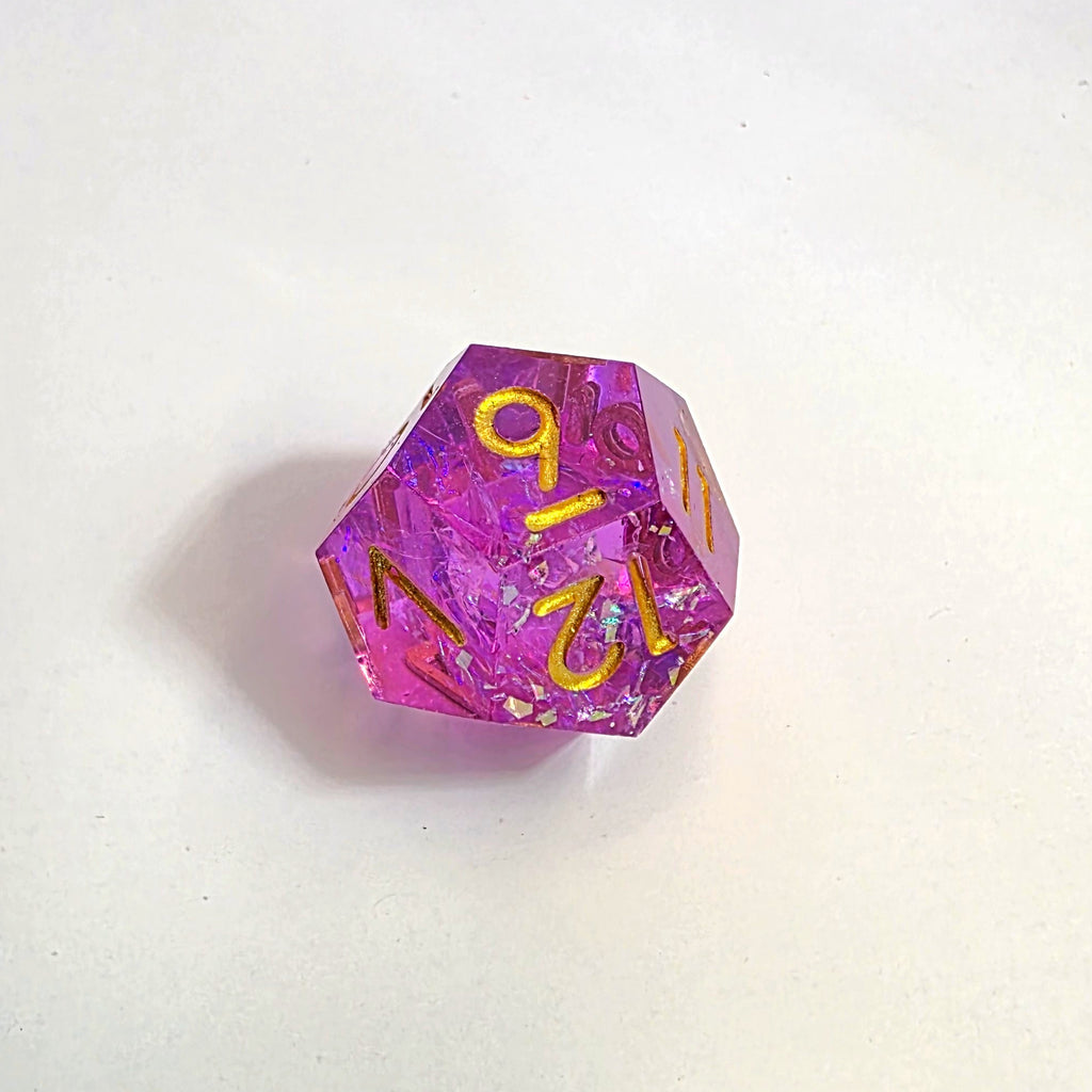 Fey Spark Sharp Edge Resin Dice Set