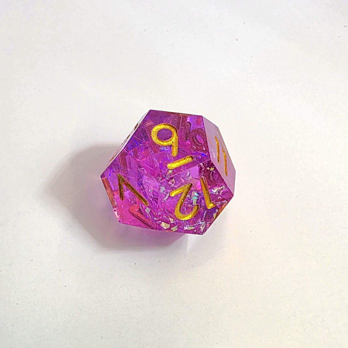 Fey Spark Sharp Edge Resin Dice Set