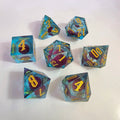 Pearl Current Liquid Core Resin Dice Set