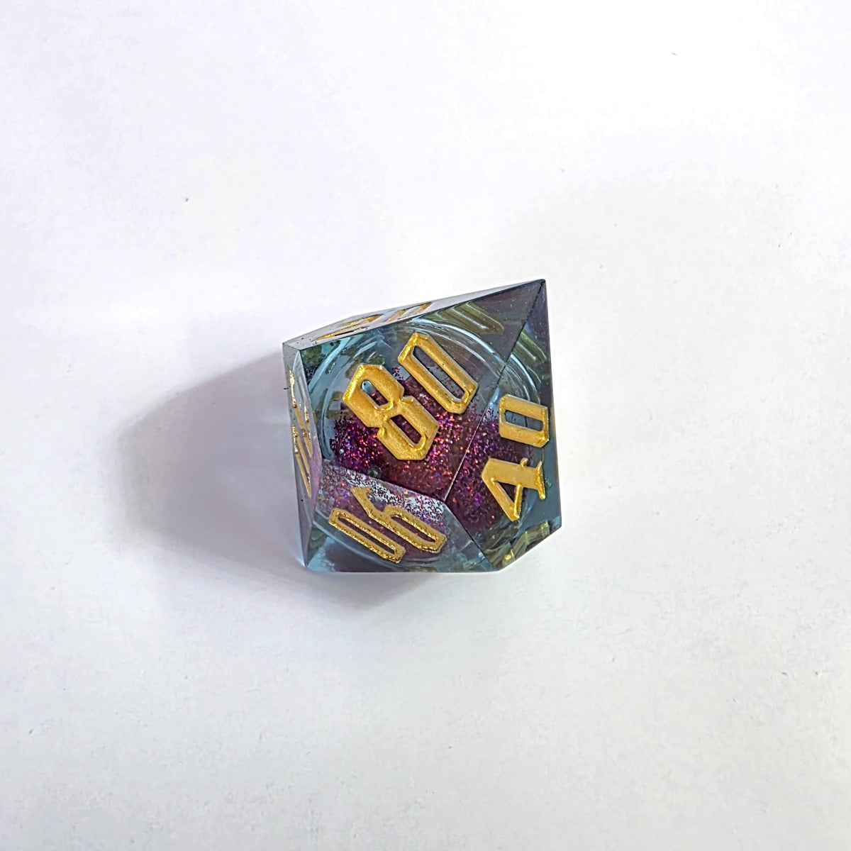 Pearl Current Liquid Core Resin Dice Set