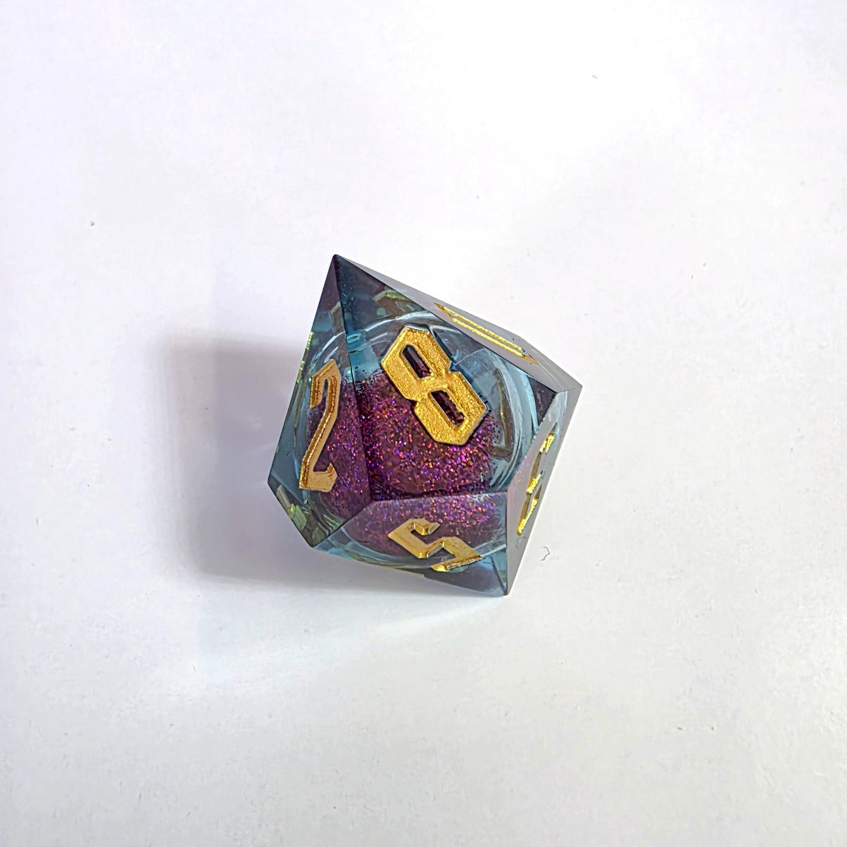 Pearl Current Liquid Core Resin Dice Set