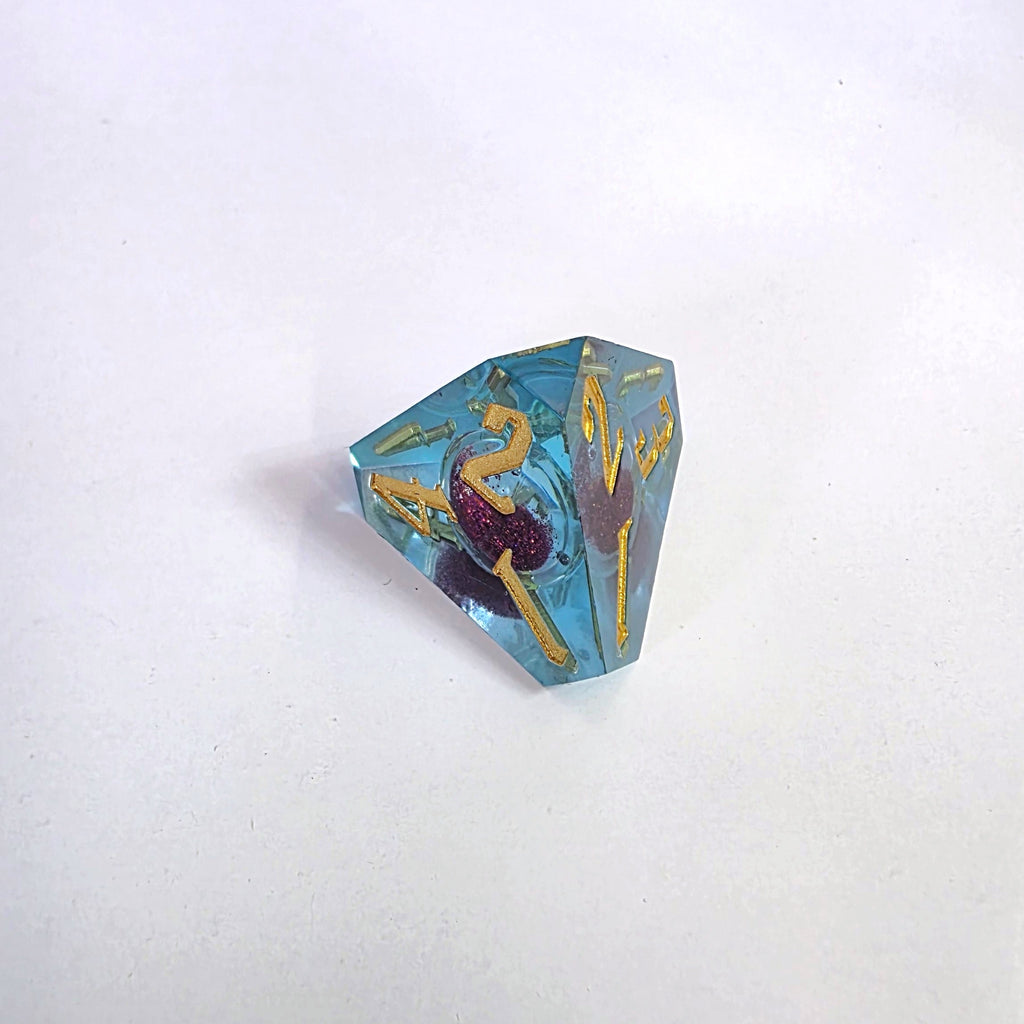 Pearl Current Liquid Core Resin Dice Set