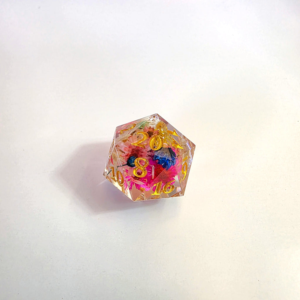 Simple Harmony Sharp Edge Resin Dice Set