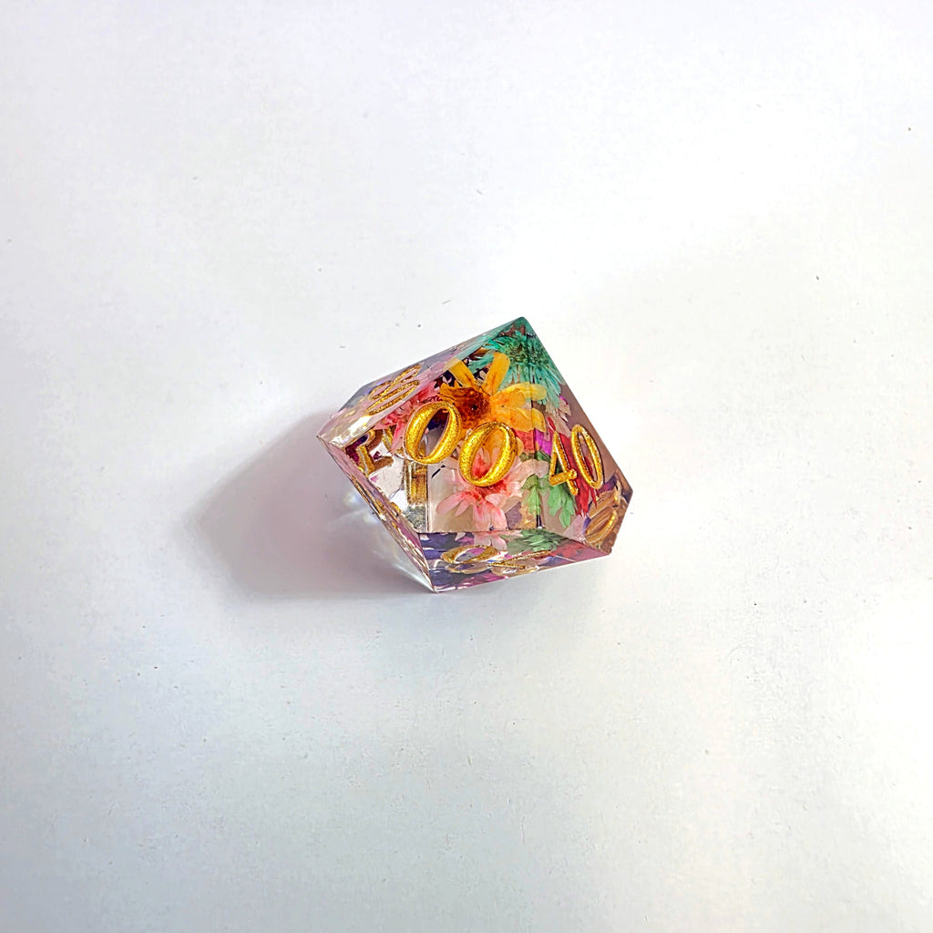 Simple Harmony Sharp Edge Resin Dice Set