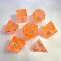 Peachy Dream Sharp Edge Resin Dice Set