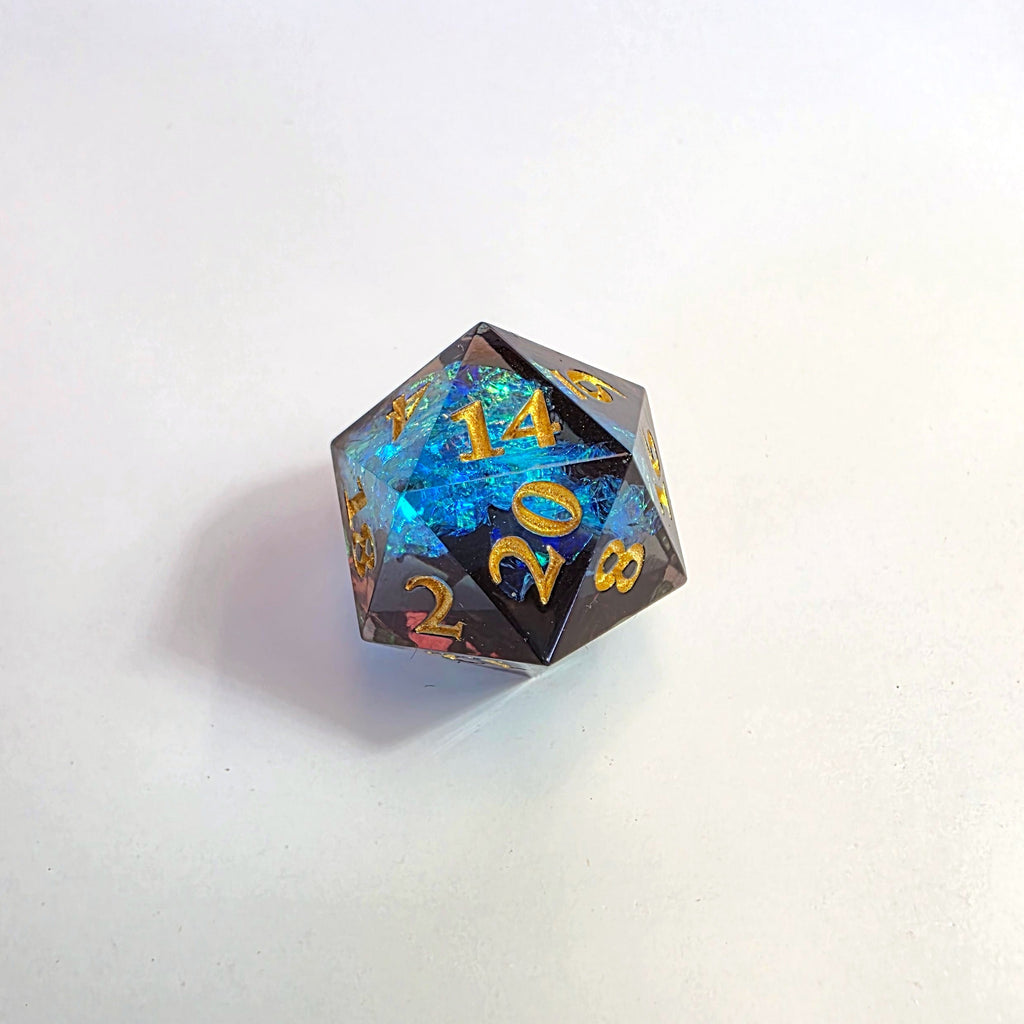 Muddied Waters Sharp Edge Resin Dice Set