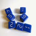 Blue Digital Font Acrylic D6
