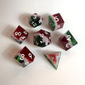 Watermelon Resin Sharp Edge Resin Dice Set