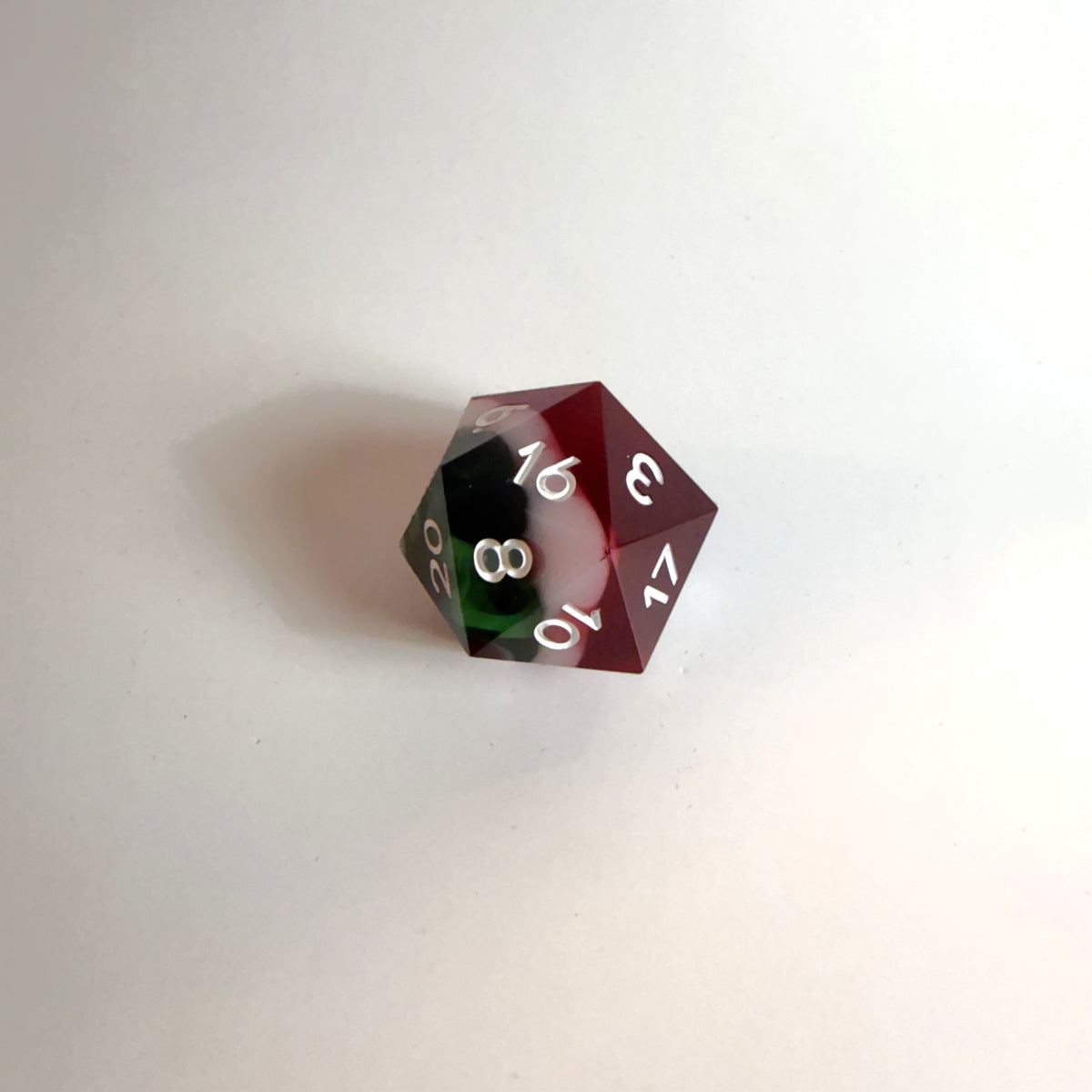 Watermelon Resin Sharp Edge Resin Dice Set