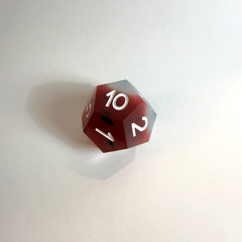 Watermelon Resin Sharp Edge Resin Dice Set