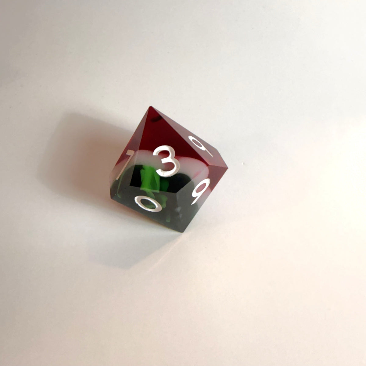 Watermelon Resin Sharp Edge Resin Dice Set