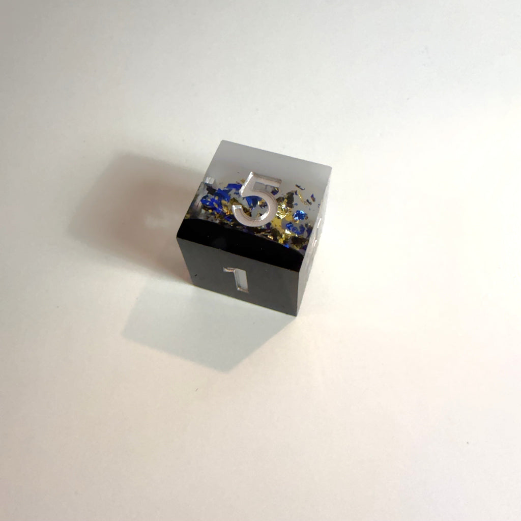 Parallax Rift Sharp Edge Resin Dice Set
