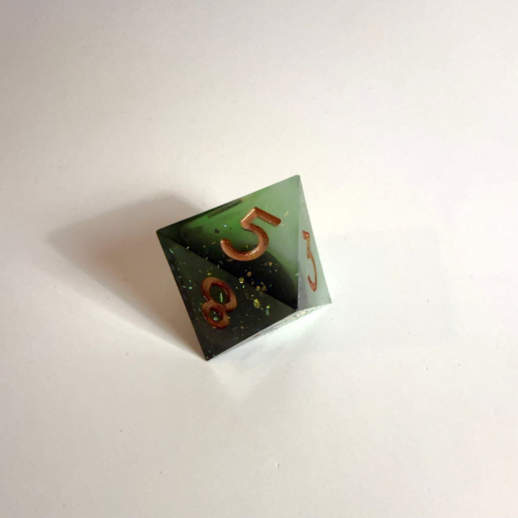 Veilwood Shade Sharp Edge Resin Dice Set