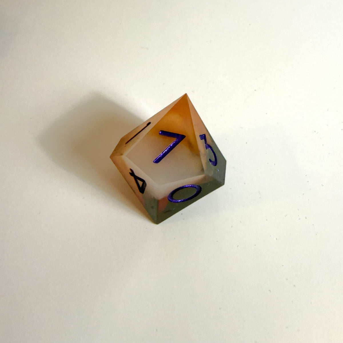 Umbral Blaze Sharp Edge Resin Dice Set