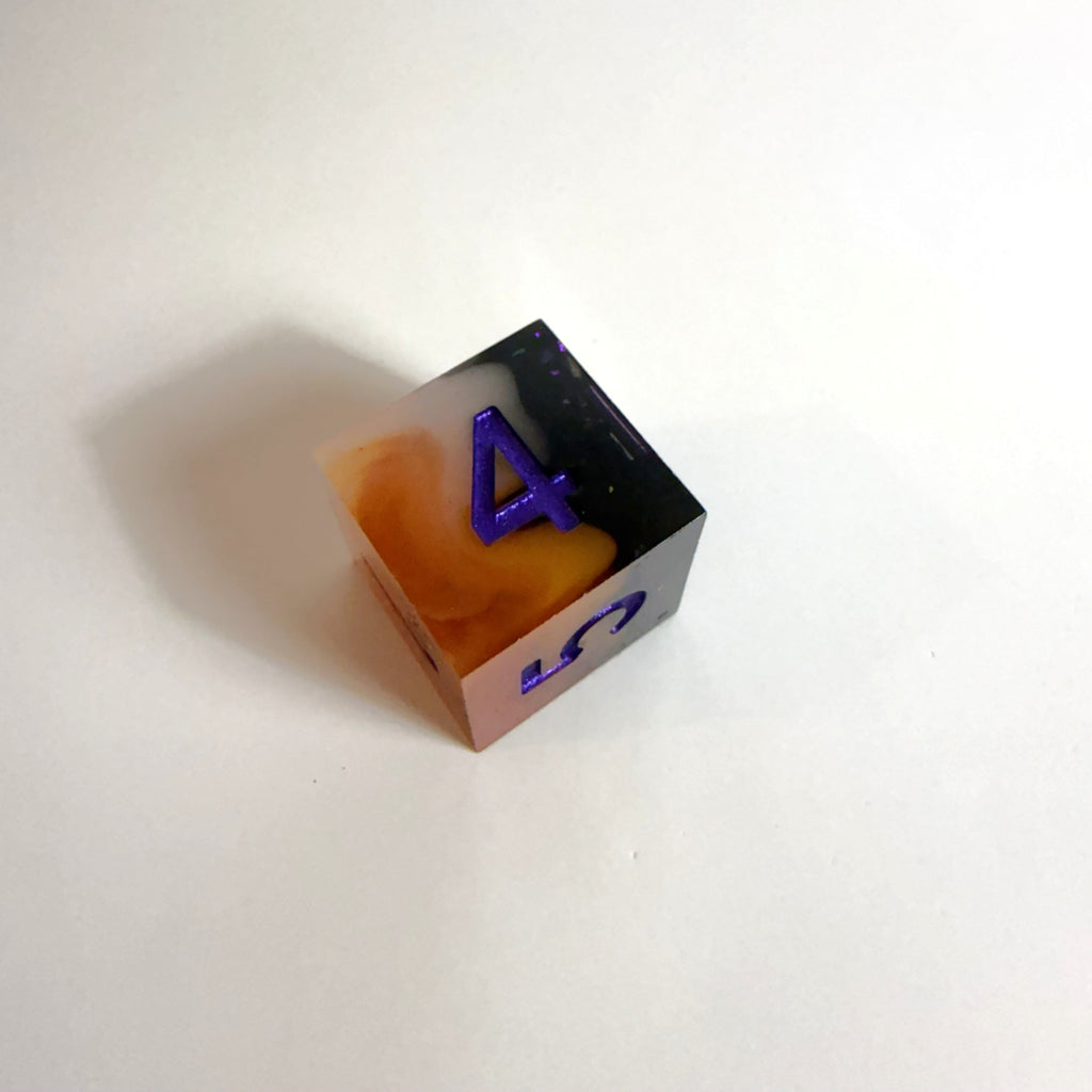 Umbral Blaze Sharp Edge Resin Dice Set