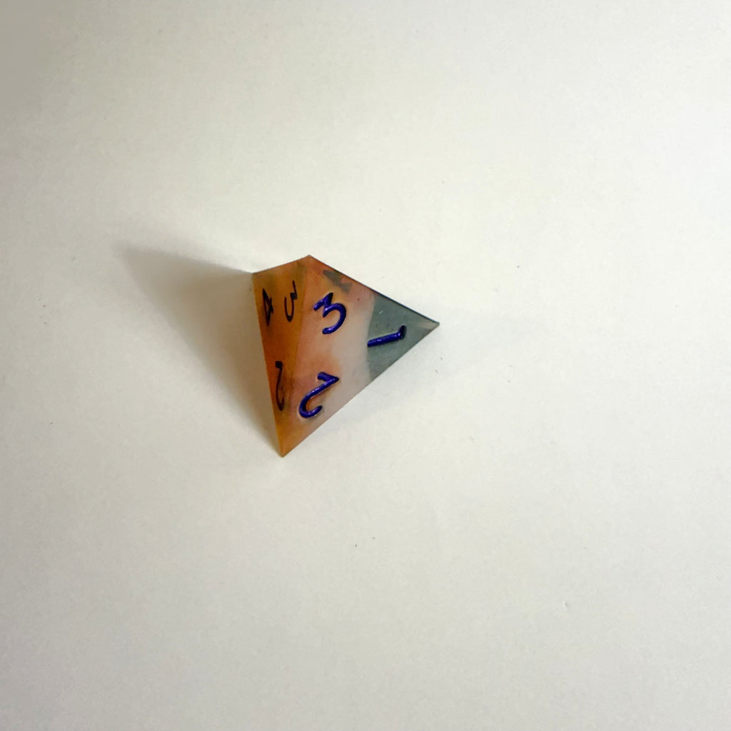 Umbral Blaze Sharp Edge Resin Dice Set