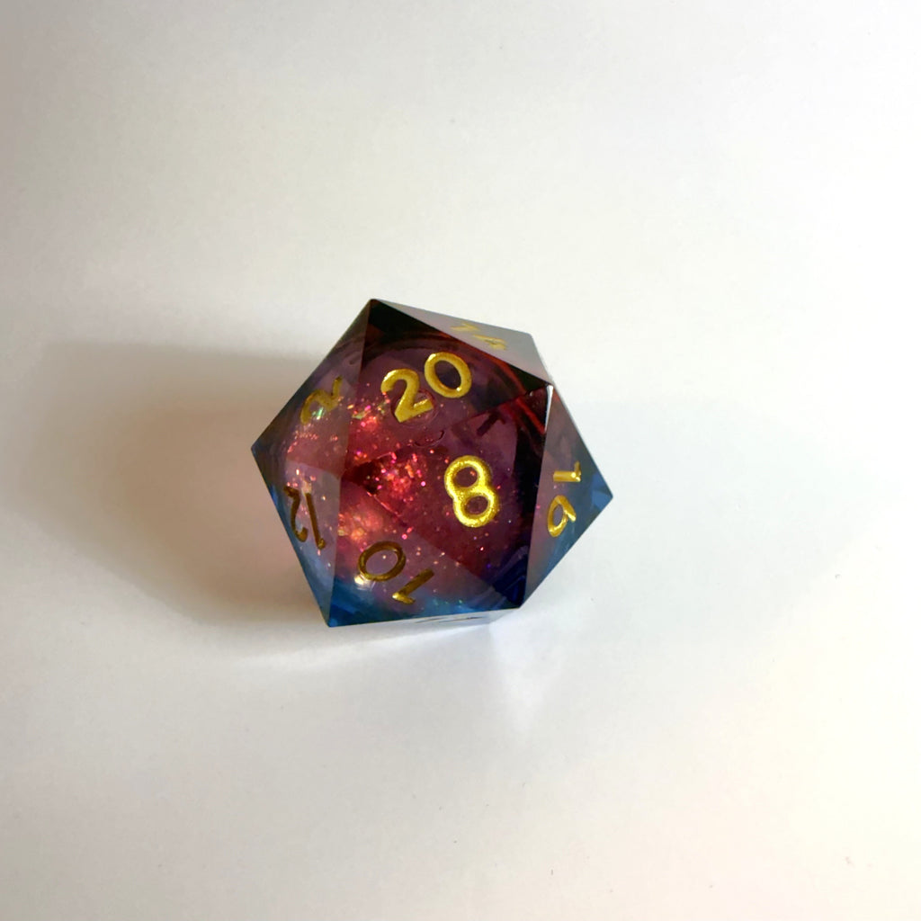 Spellborn Nebula Chonk Resin D20