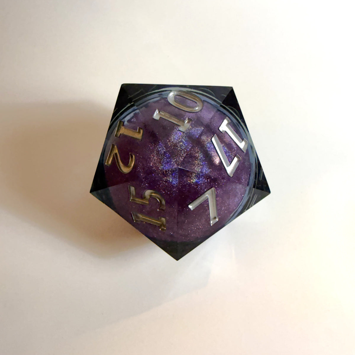 Purple Nightshade Giant Resin D20