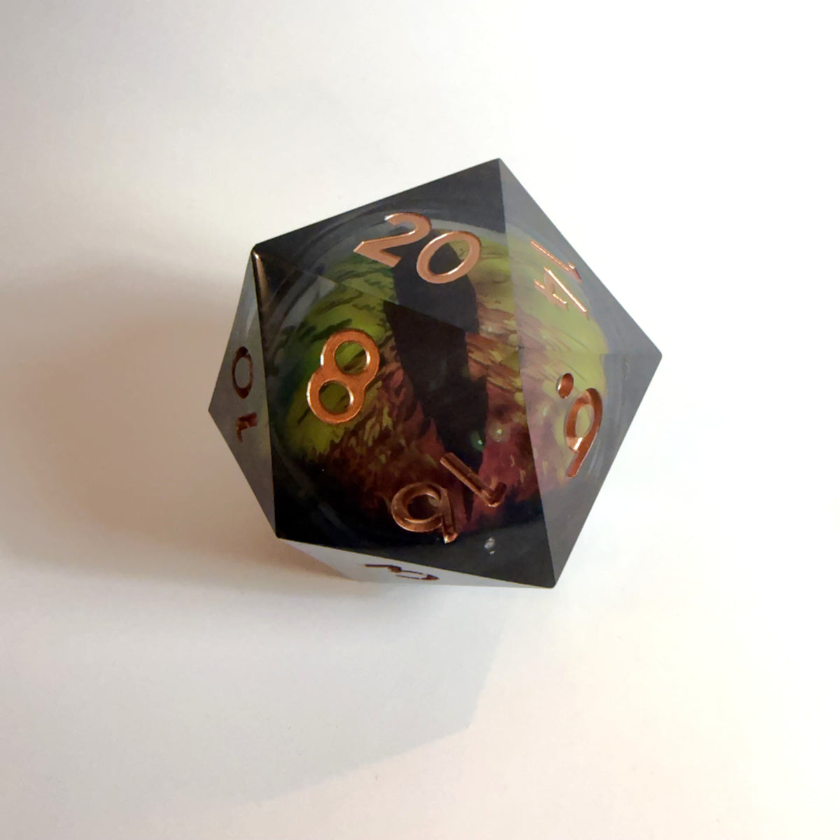 Colourful Eye Giant Resin D20