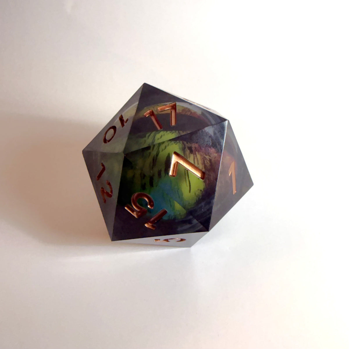 Colourful Eye Giant Resin D20