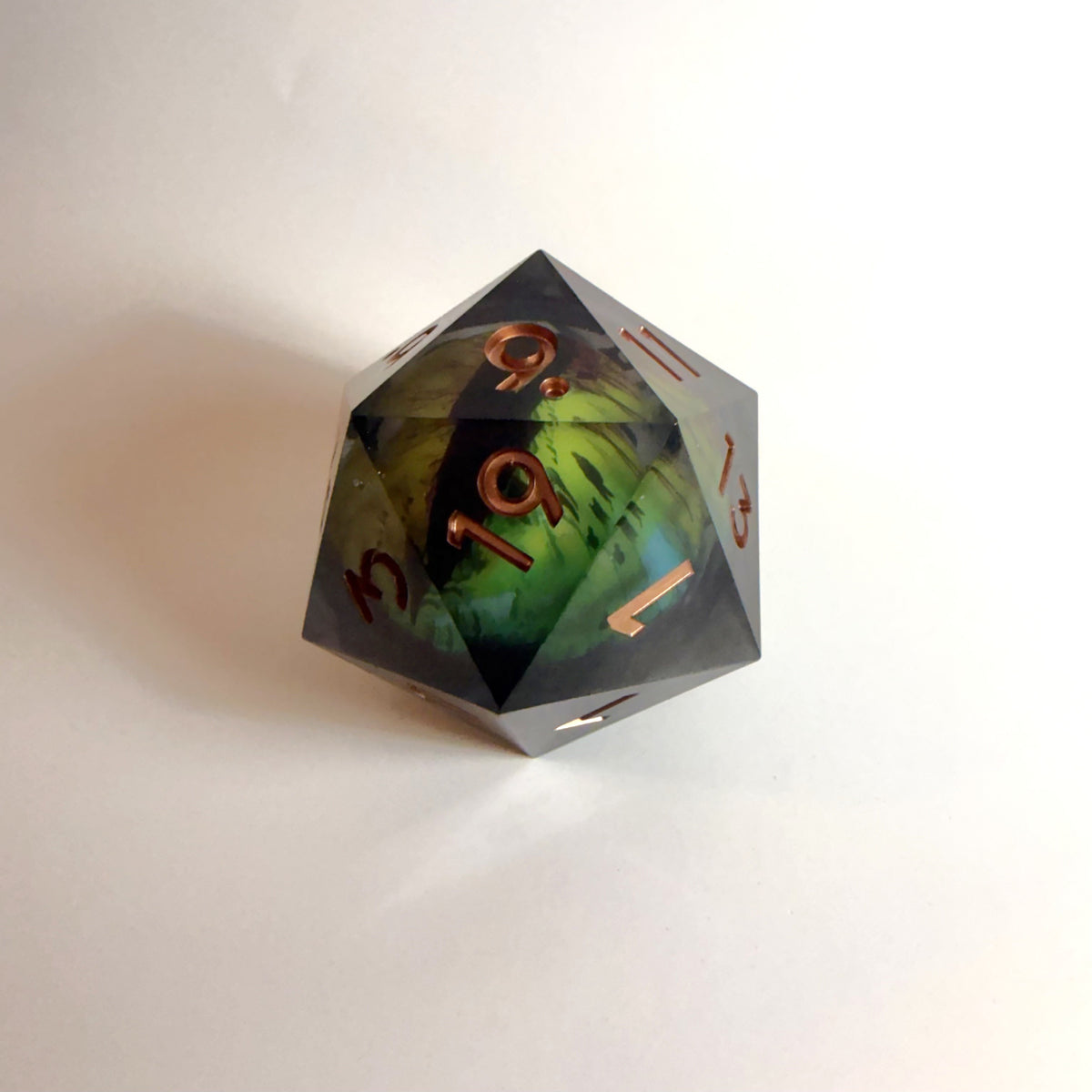 Colourful Eye Giant Resin D20