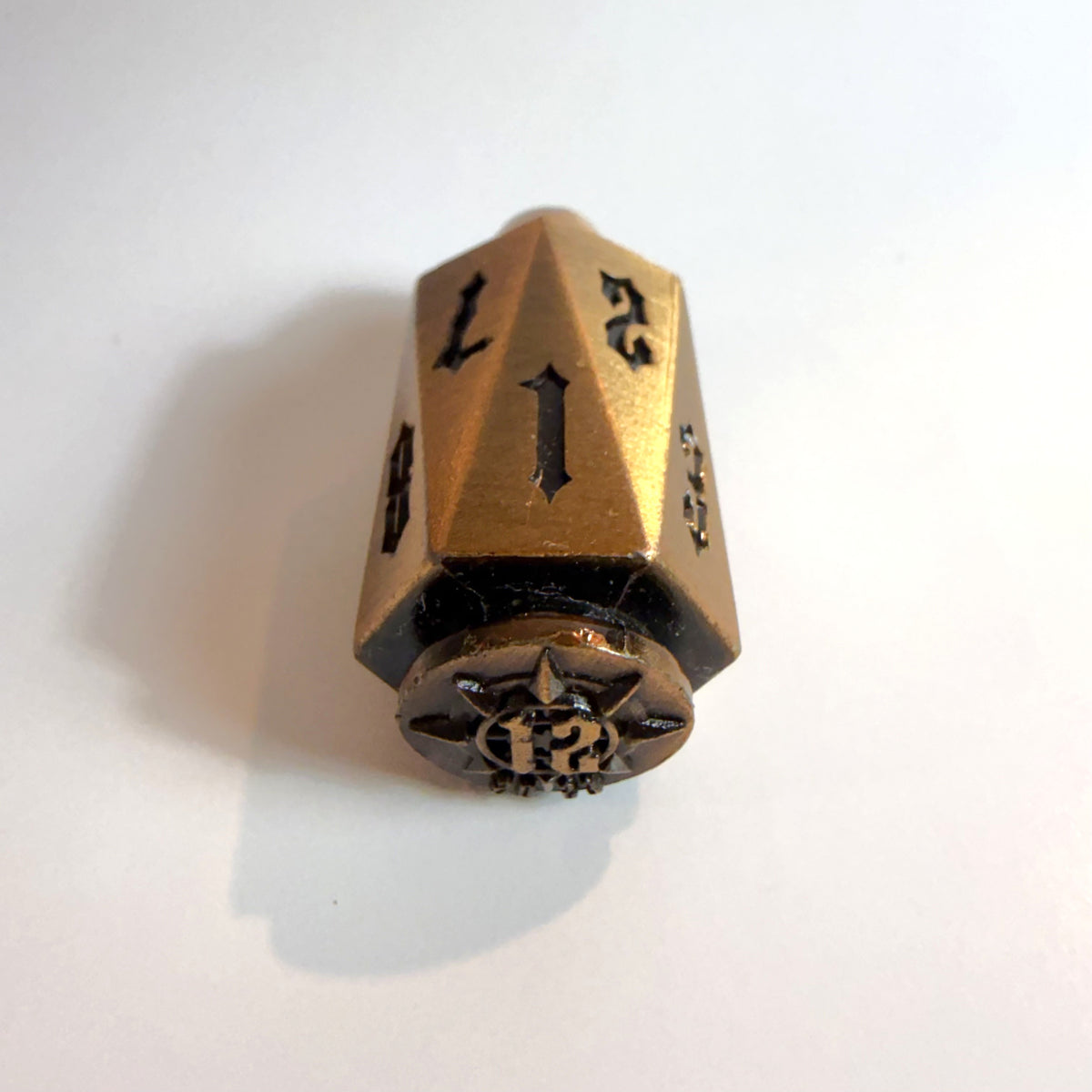 Bullets Solid Metal Dice Set