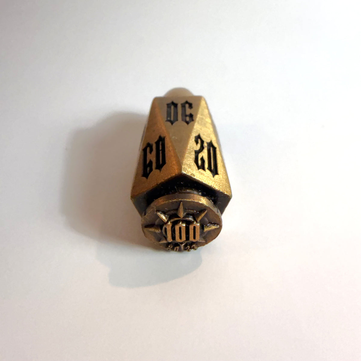 Bullets Solid Metal Dice Set