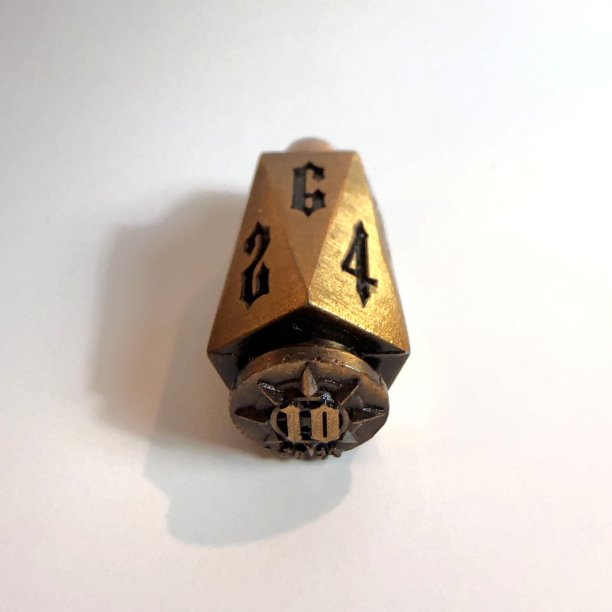 Bullets Solid Metal Dice Set