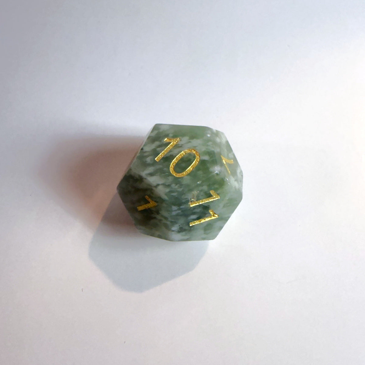 New Age Jade Gemstone Dice Set