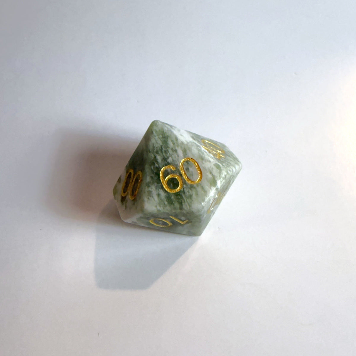 New Age Jade Gemstone Dice Set