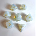 Opalite Gemstone Dice Set