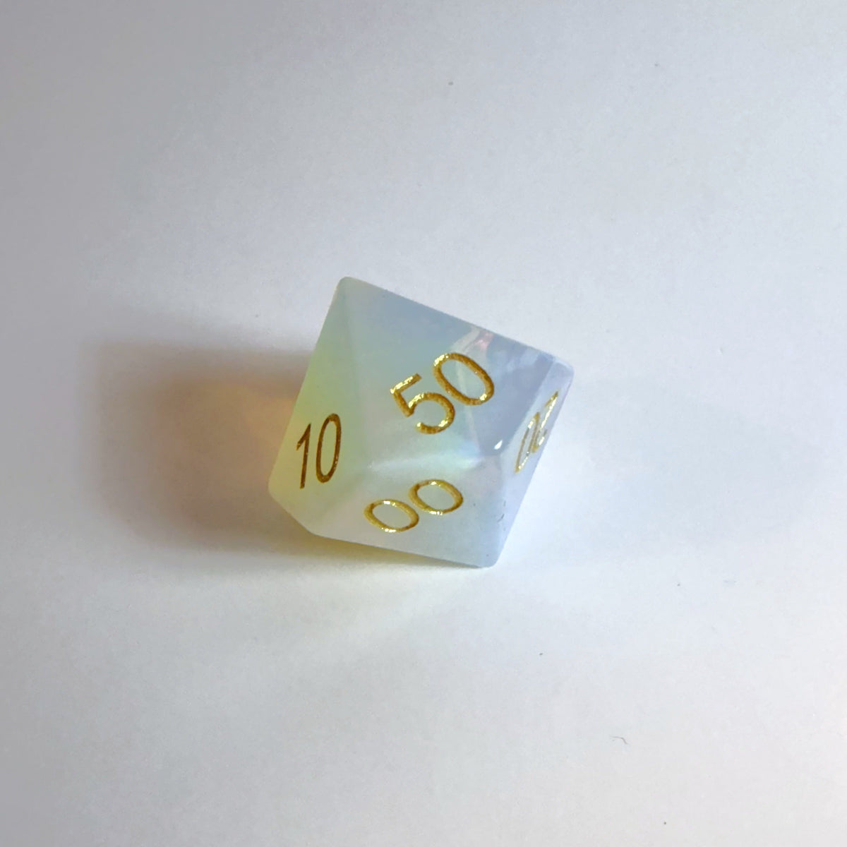 Opalite Gemstone Dice Set