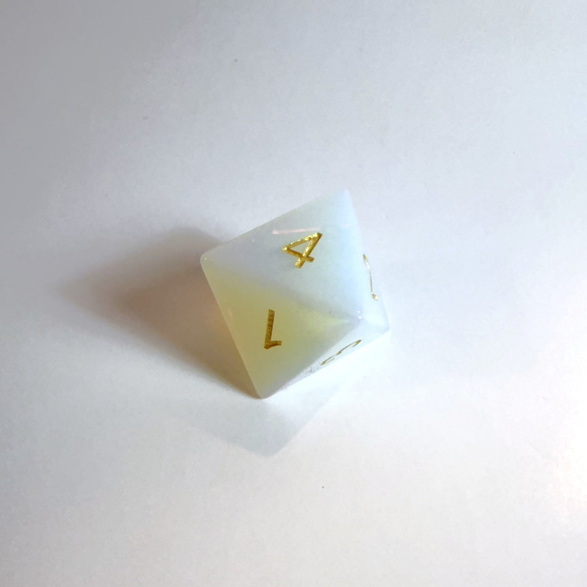 Opalite Gemstone Dice Set