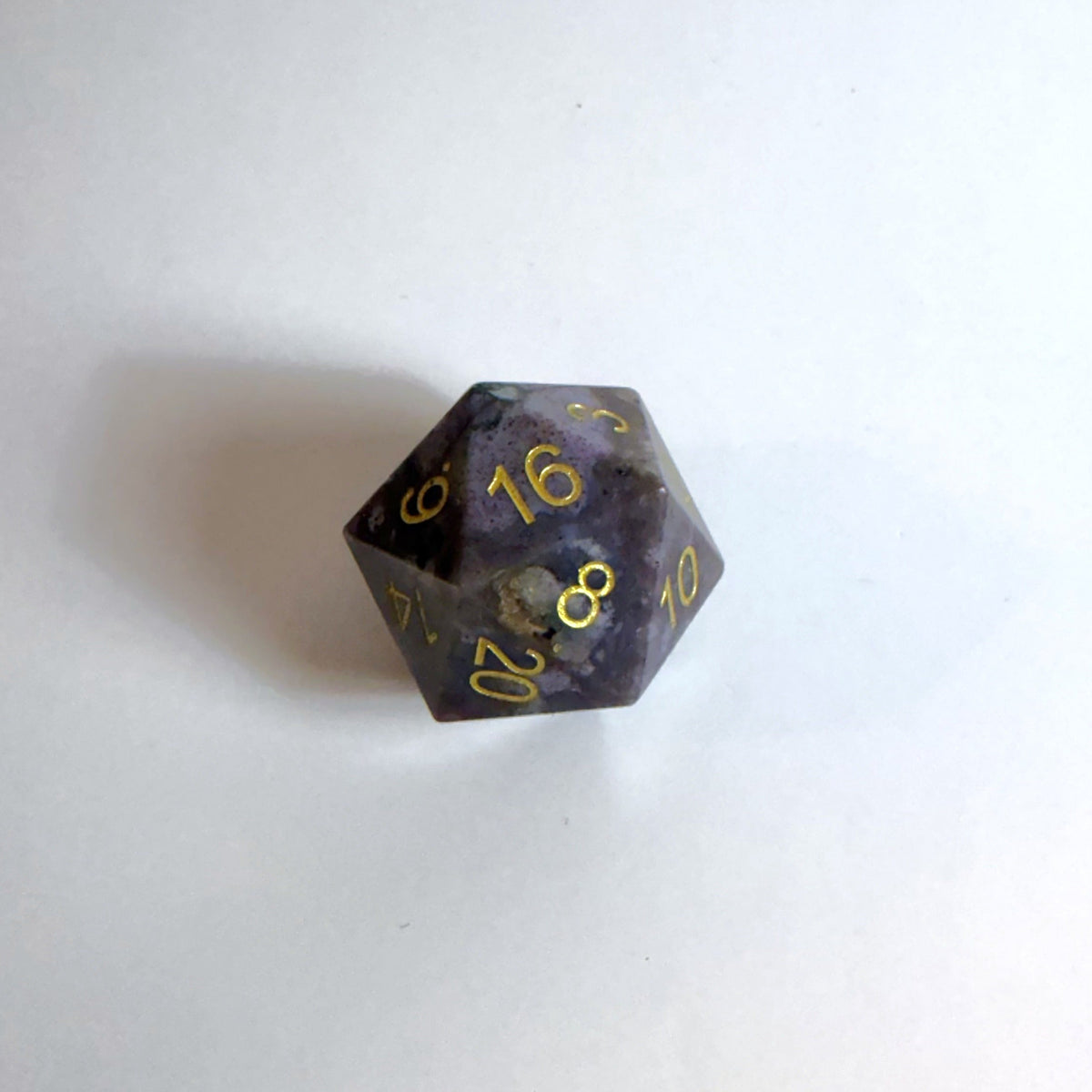 Indian Agate Gemstone Dice Set