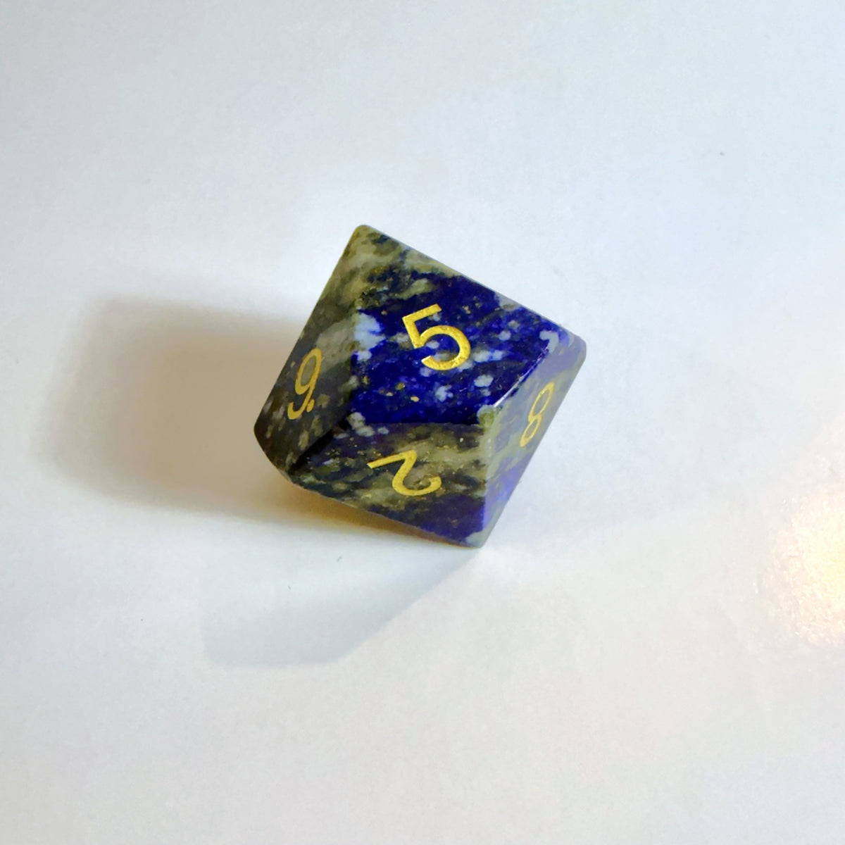Lapis Lazuli Gemstone Dice Set