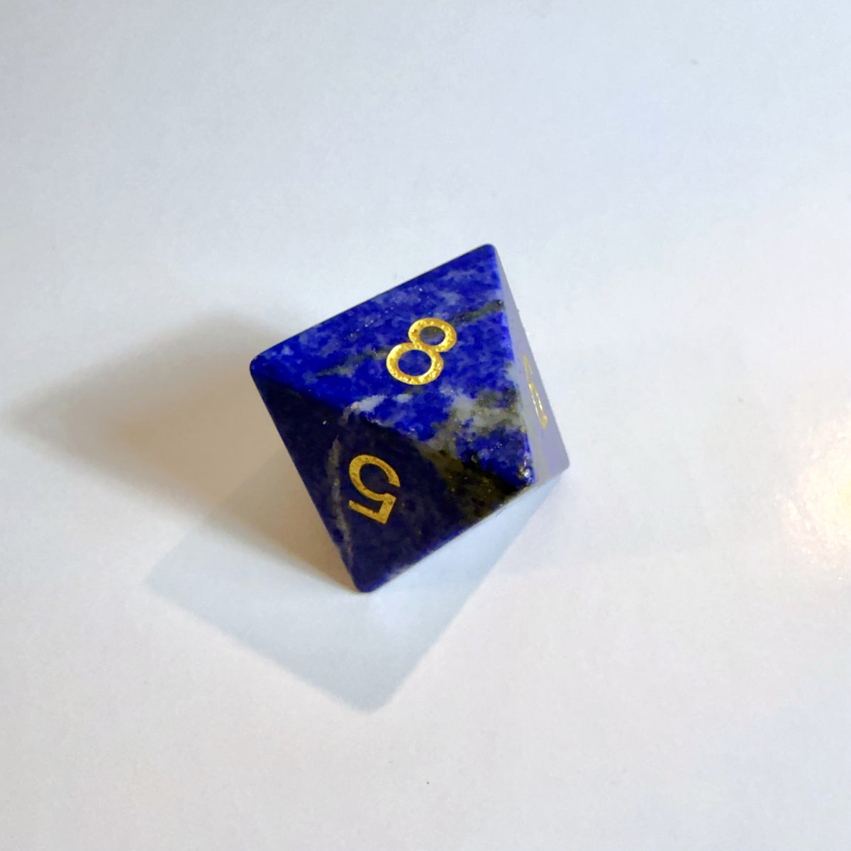 Lapis Lazuli Gemstone Dice Set
