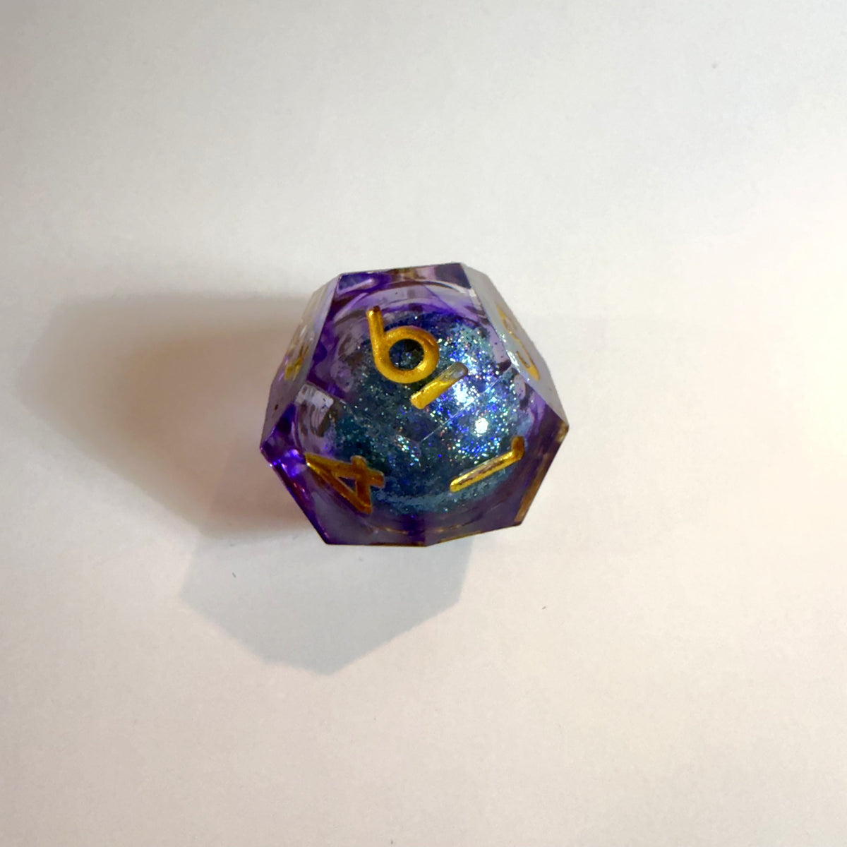 Nebulite Core Liquid Core Resin Dice Set
