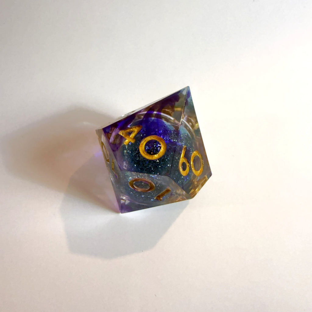 Nebulite Core Liquid Core Resin Dice Set