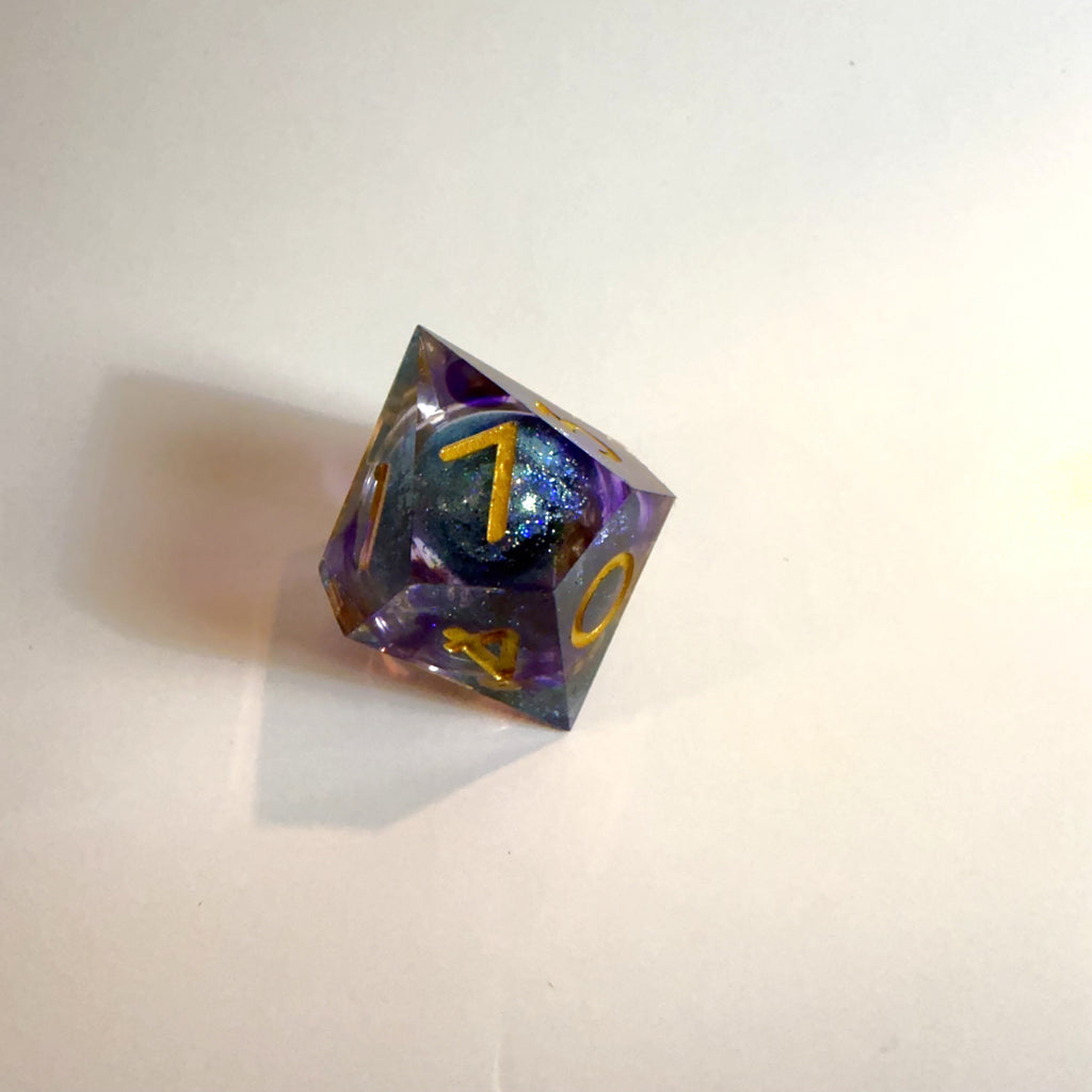 Nebulite Core Liquid Core Resin Dice Set