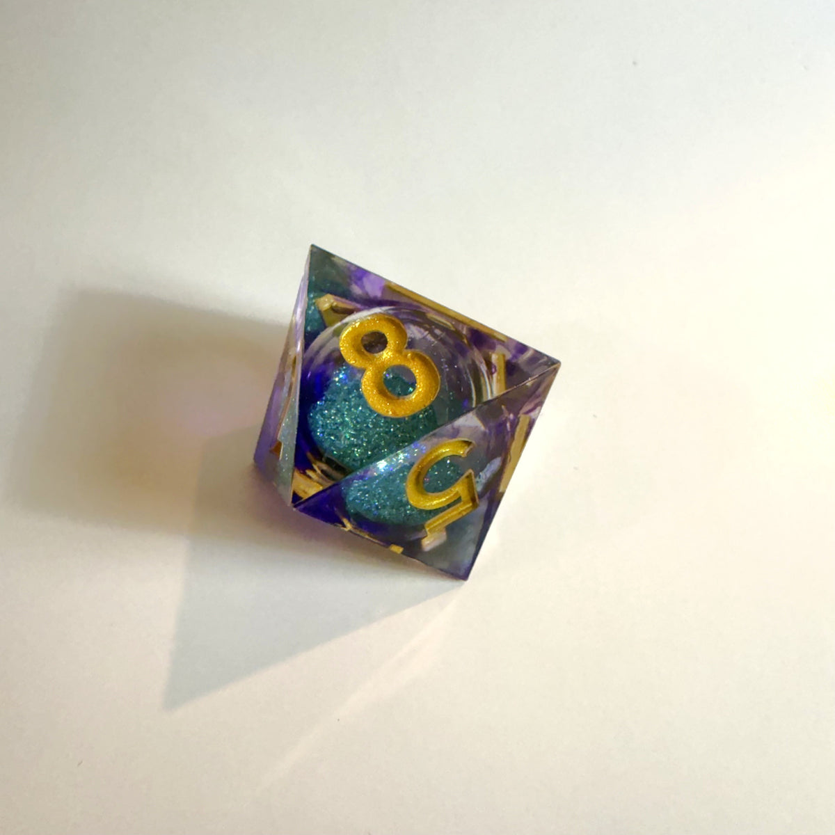Nebulite Core Liquid Core Resin Dice Set